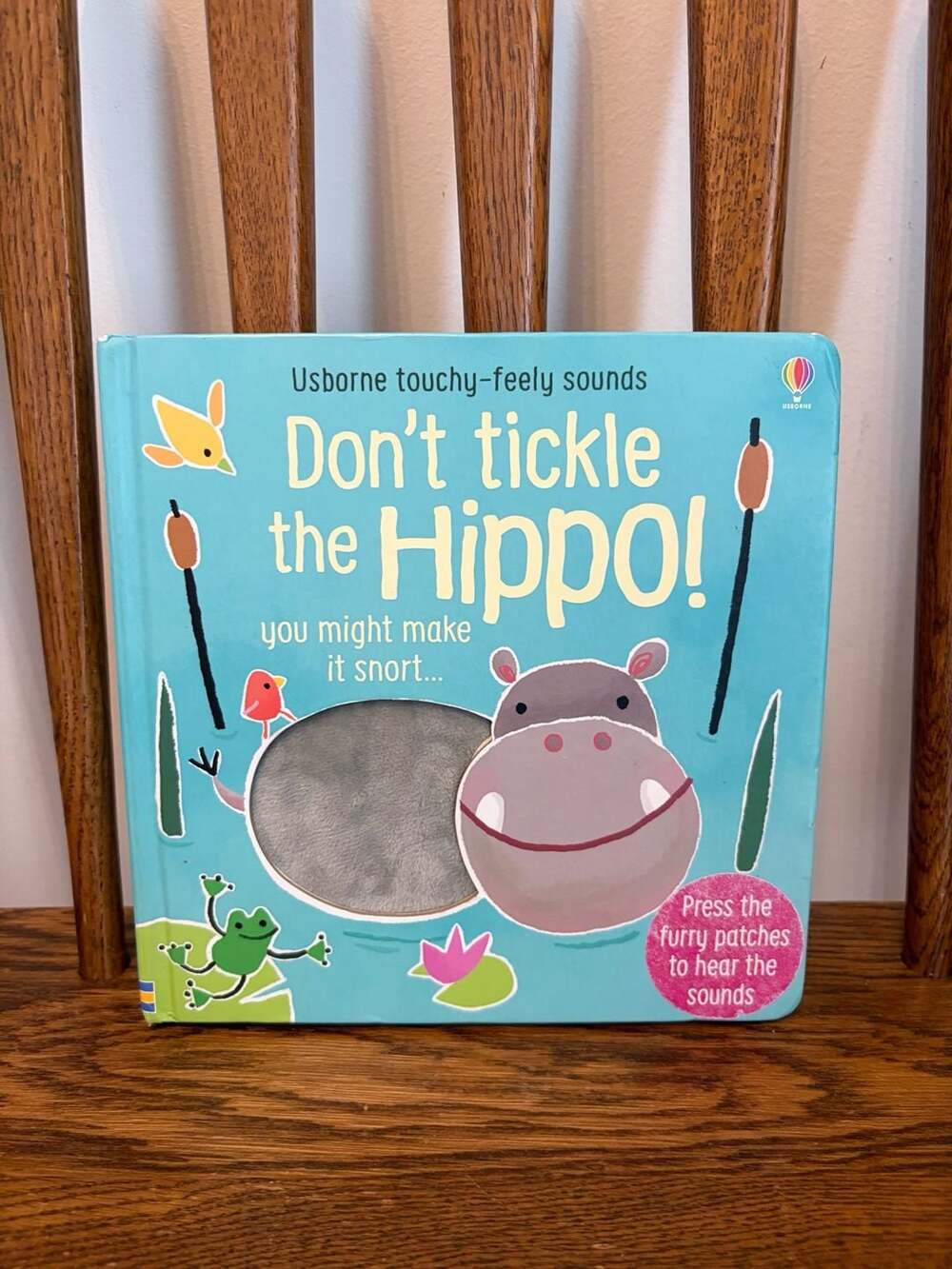 Don't Tickle the Hippo! Usborne Touchy-Feely Sound Board Book